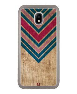 Coque Galaxy J3 2017 – Chevron on wood