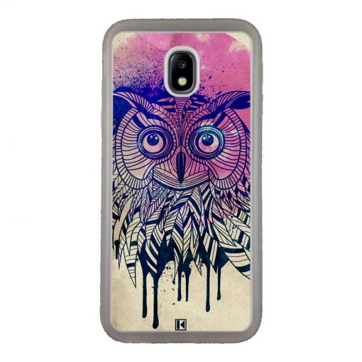 Coque Galaxy J3 2017 – Owl face