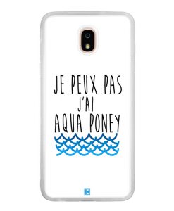 Coque Galaxy J7 2018 – Je peux pas j'ai aqua poney