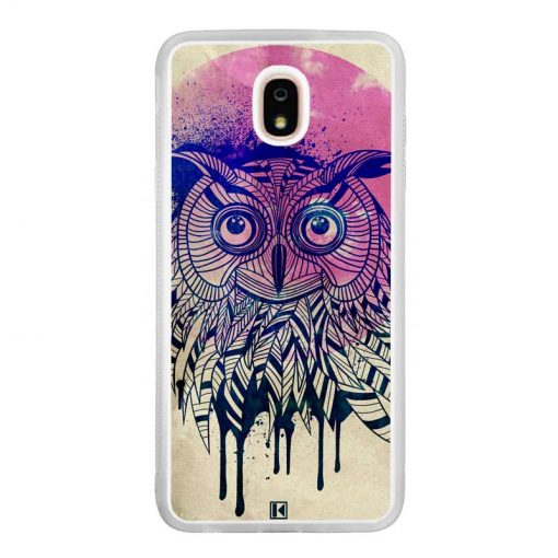 Coque Galaxy J7 2018 – Owl face