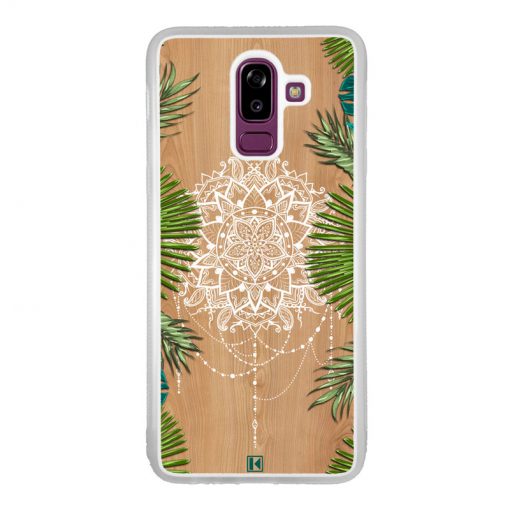 Coque Galaxy J8 2018 – Tropical wood mandala