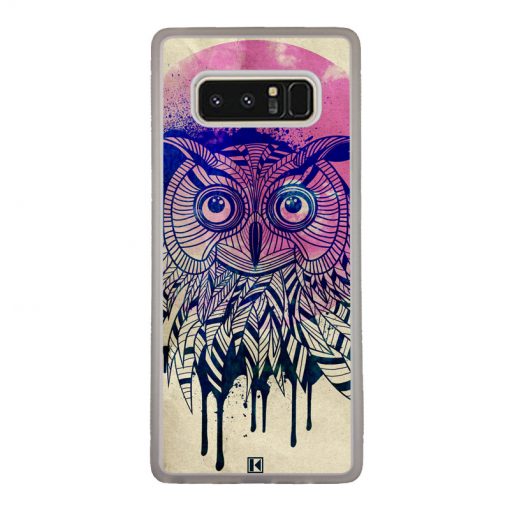 Coque Galaxy Note 8 – Owl face
