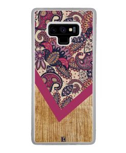 Coque Galaxy Note 9 – Graphic wood rouge