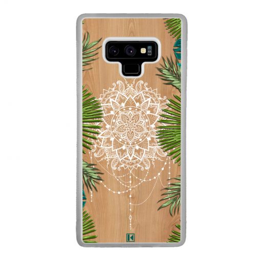 Coque Galaxy Note 9 – Tropical wood mandala
