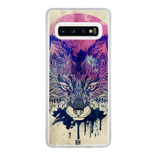 Coque Galaxy S10 – Fox face