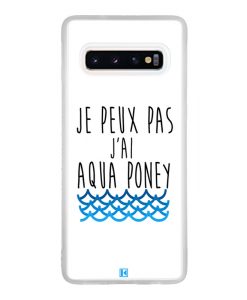 Coque Galaxy S10 – Je peux pas j'ai aqua poney