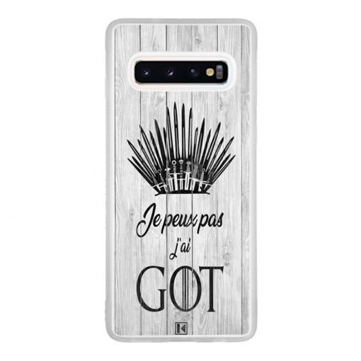 Coque Galaxy S10 – Je peux pas j'ai Game of Thrones