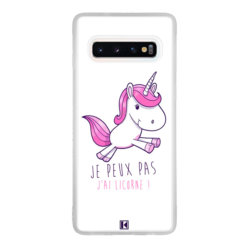 coque samsung s10 licorne