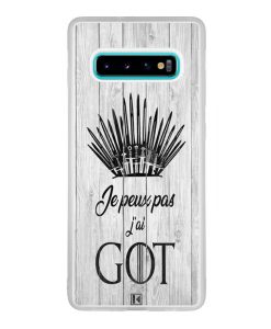 Coque Galaxy S10 Plus – Je peux pas j'ai Game of Thrones