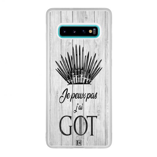 Coque Galaxy S10 Plus – Je peux pas j'ai Game of Thrones