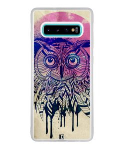 Coque Galaxy S10 Plus – Owl face