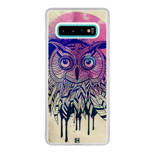 Coque Galaxy S10 Plus – Owl face