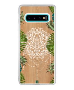 Coque Galaxy S10 Plus – Tropical wood mandala