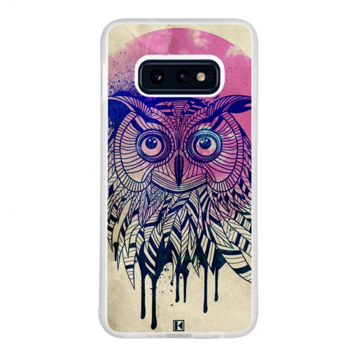 Coque Galaxy S10e – Owl face