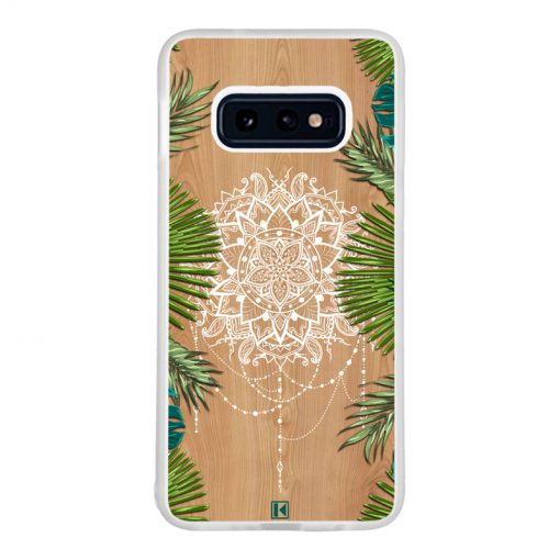 Coque Galaxy S10e – Tropical wood mandala