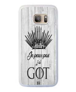 Coque Galaxy S7 Edge – Je peux pas j'ai Game of Thrones