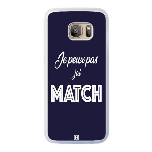 Coque Galaxy S7 Edge – Je peux pas j'ai Match