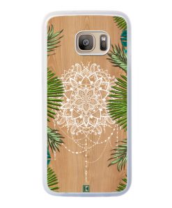 Coque Galaxy S7 Edge – Tropical wood mandala