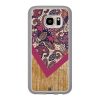 Coque Galaxy S7 – Graphic wood rouge