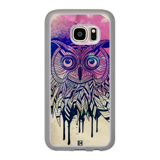 Coque Galaxy S7 – Owl face