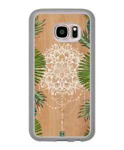 Coque Galaxy S7 – Tropical wood mandala