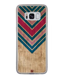 Coque Galaxy S8 – Chevron on wood