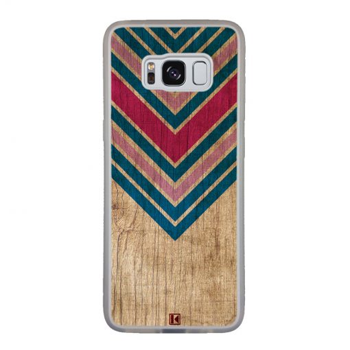 Coque Galaxy S8 – Chevron on wood