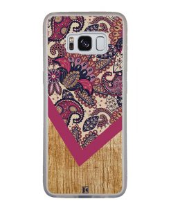 Coque Galaxy S8 – Graphic wood rouge