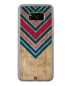 Coque Galaxy S8 Plus – Chevron on wood