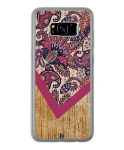 Coque Galaxy S8 Plus – Graphic wood rouge