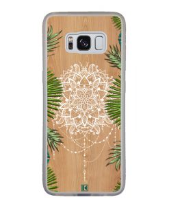 Coque Galaxy S8 – Tropical wood mandala
