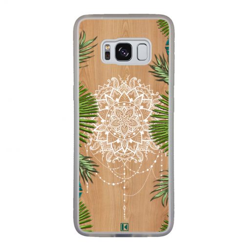 Coque Galaxy S8 – Tropical wood mandala