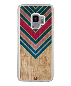 Coque Galaxy S9 – Chevron on wood