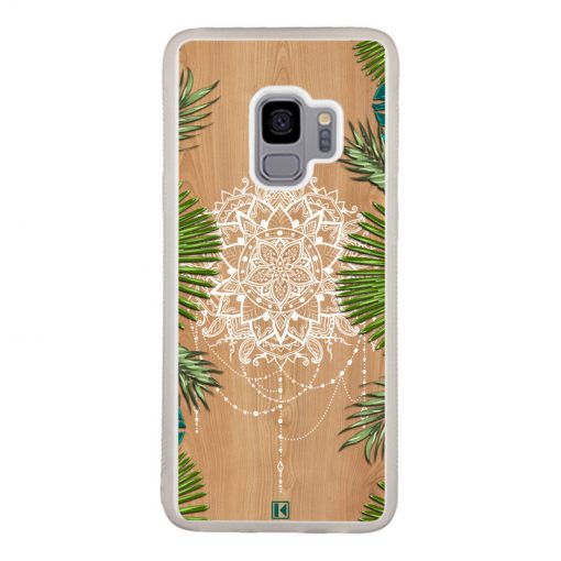Coque Galaxy S9 – Tropical wood mandala