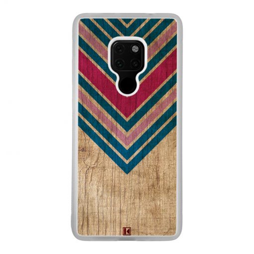 Coque Huawei Mate 20 – Chevron on wood