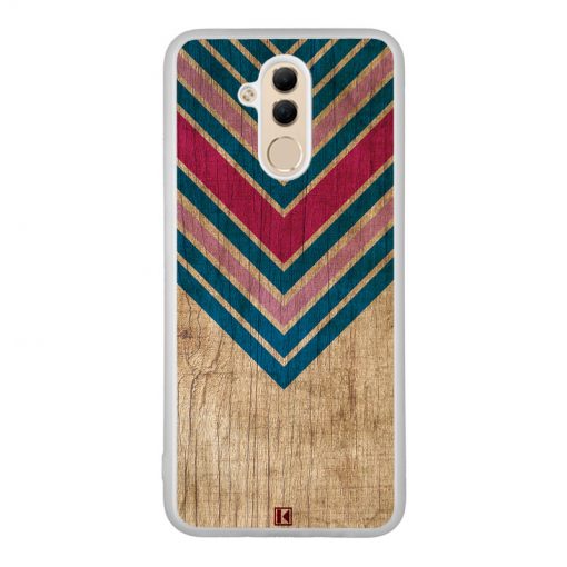 Coque Huawei Mate 20 Lite – Chevron on wood