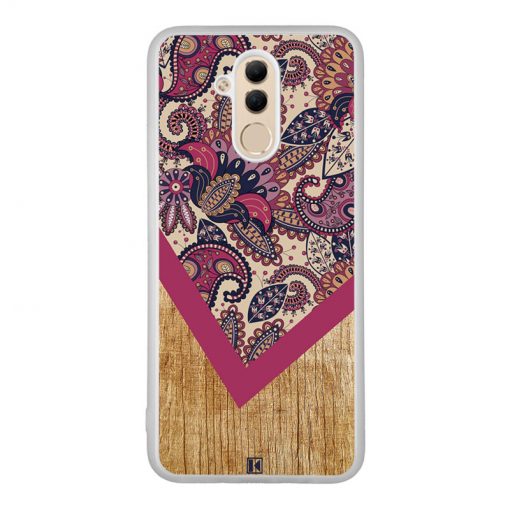 Coque Huawei Mate 20 Lite – Graphic wood rouge