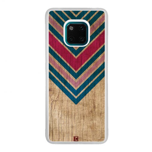 Coque Huawei Mate 20 Pro – Chevron on wood