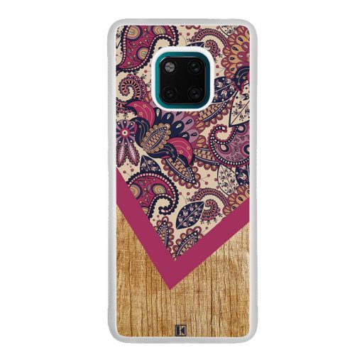 Coque Huawei Mate 20 Pro – Graphic wood rouge