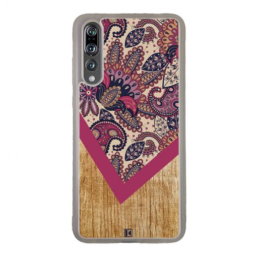Coque Huawei P20 Pro – Graphic wood rouge