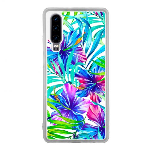 Coque Huawei P30 – Exotic flowers