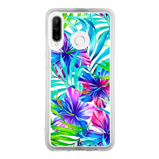 Coque Huawei P30 Lite – Exotic flowers
