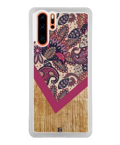 Coque Huawei P30 Pro – Graphic wood rouge