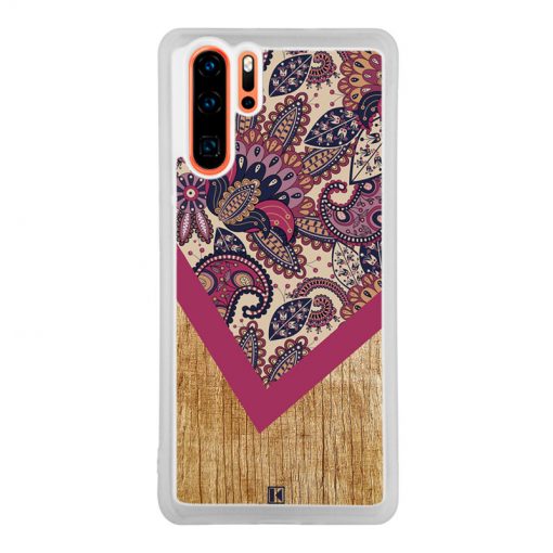 Coque Huawei P30 Pro – Graphic wood rouge