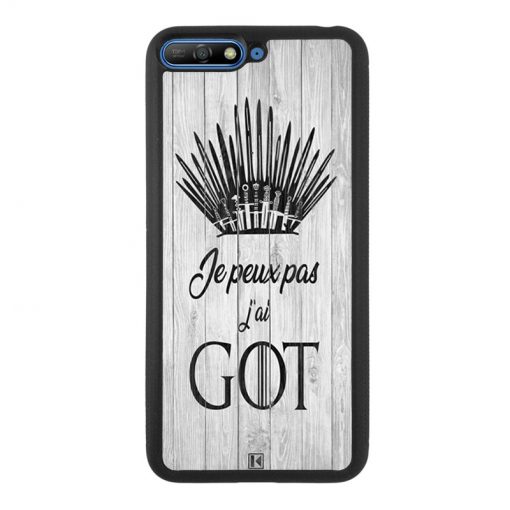 Coque Huawei Y6 2018 – Je peux pas j'ai Game of Thrones