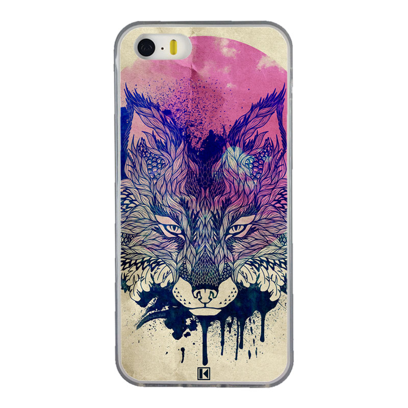 theklips-coque-iphone-5-5s-se-fox-face Coque iPhone 5/5s/SE – Fox face