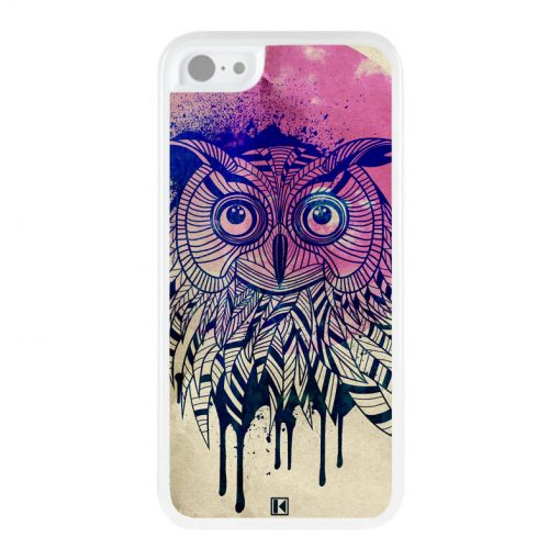 Coque iPhone 5c – Owl face