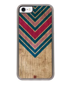 Coque iPhone 7 / 8 – Chevron on wood