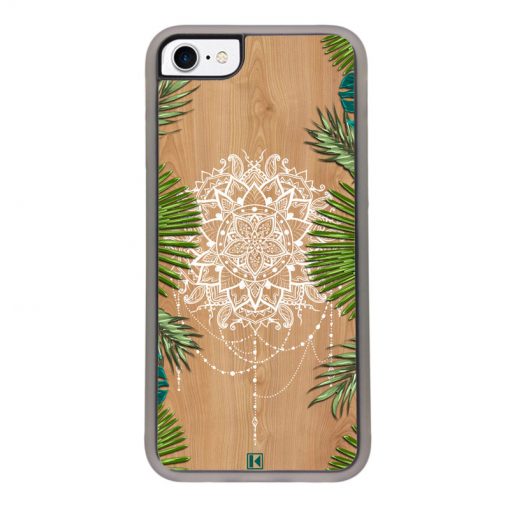 Coque iPhone 7 / 8 – Tropical wood mandala