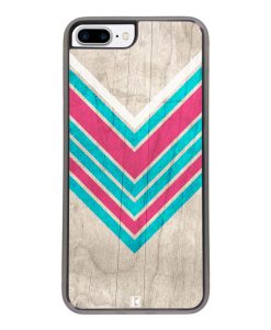 Coque iPhone 7 Plus / 8 Plus – Chevron on white wood